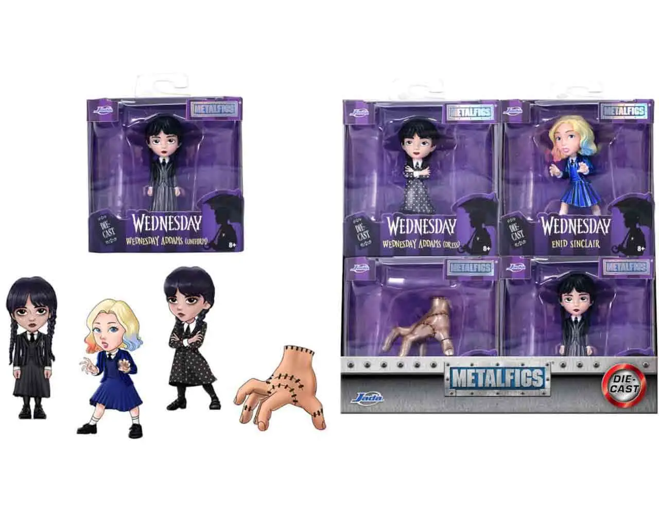 Figurine Mercredi wednesday netflix metal box (12)